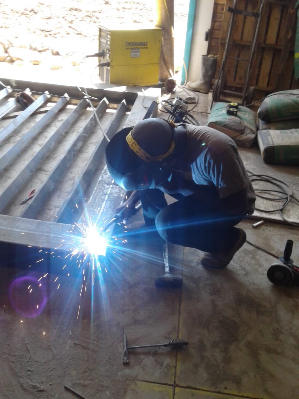 Live MIG Welding