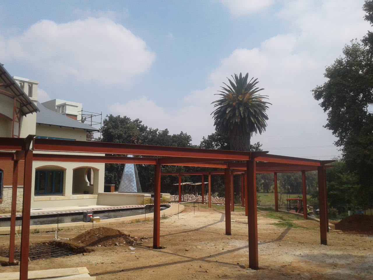 Residential Steel Pergola